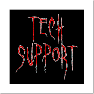 Tech Support Halloween Posters and Art